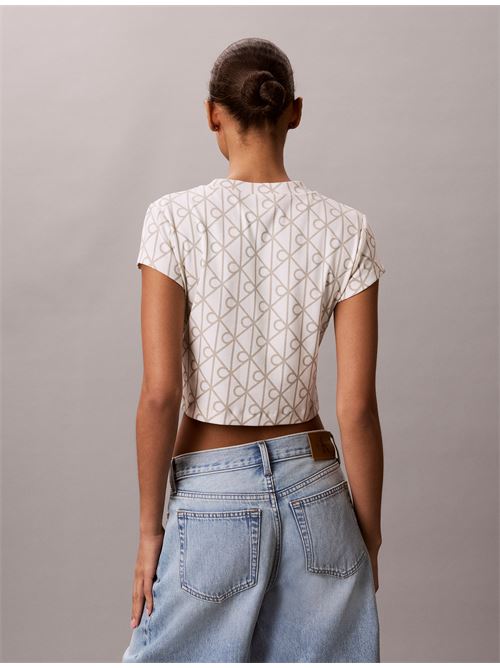 monologo baby tee CALVIN KLEIN JEANS | LV047G830GYAS
